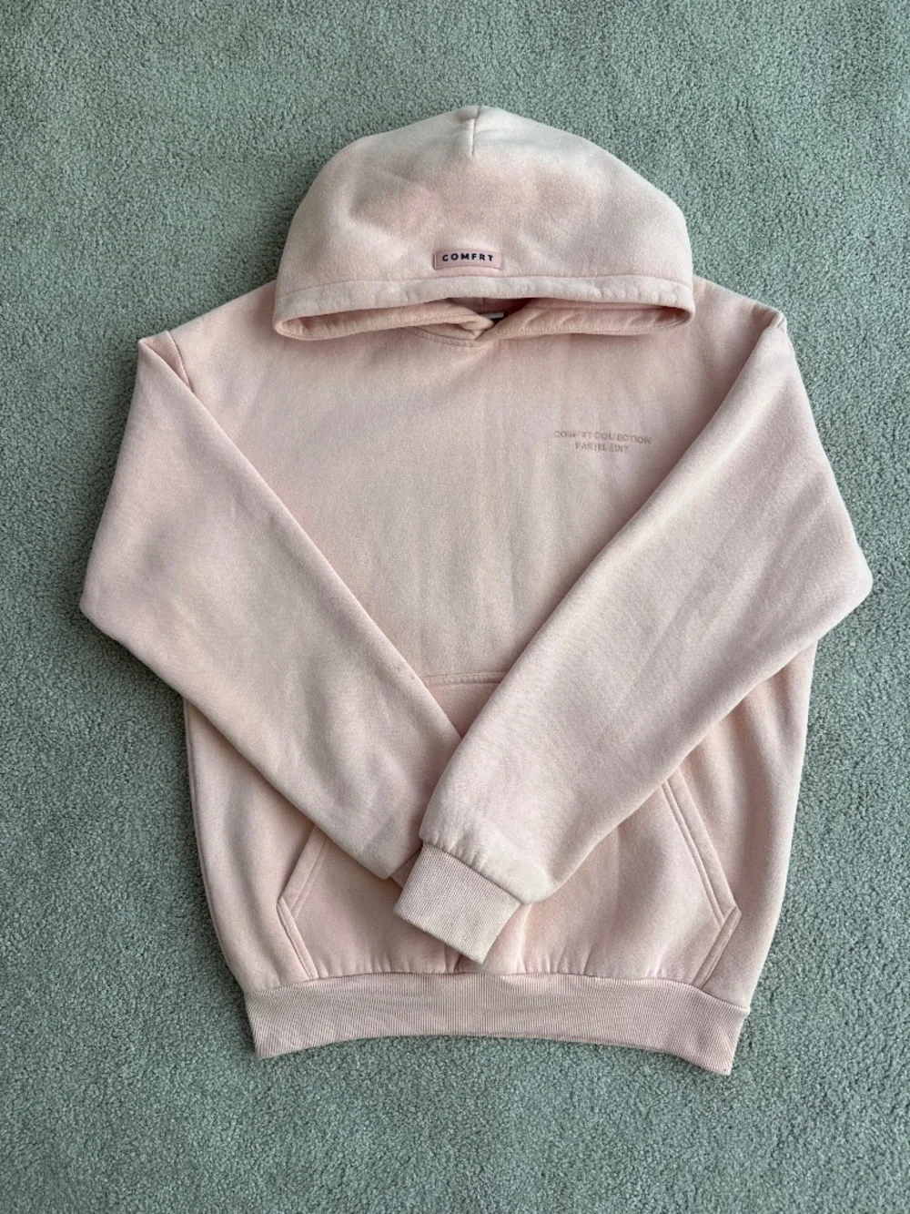 Comfrt Peach Pink Pastel Sweat Set - Picture 2 of 9